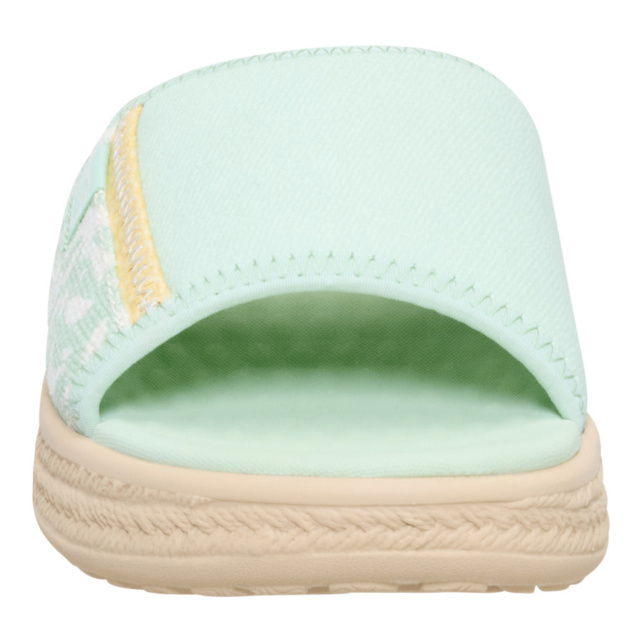 Tide Espadrille Slide ÿ Celadon Green/Multi - Image 4