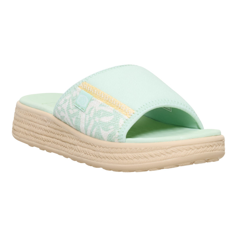 Tide Espadrille Slide ÿ Celadon Green/Multi - Image 7