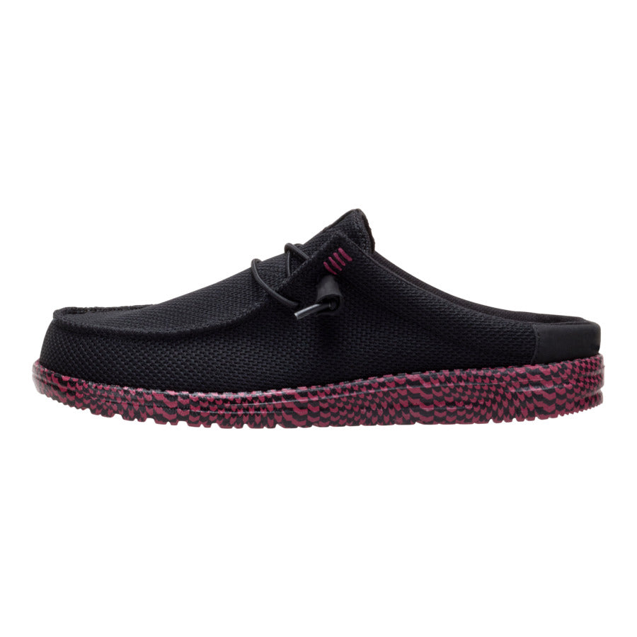 Wally Slip Warped Geo ÿ Black/Fig Purple