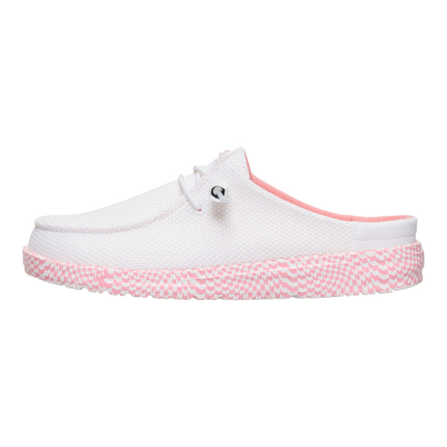 Wendy Slip Warped Geo ÿ White/Pink Lemonade