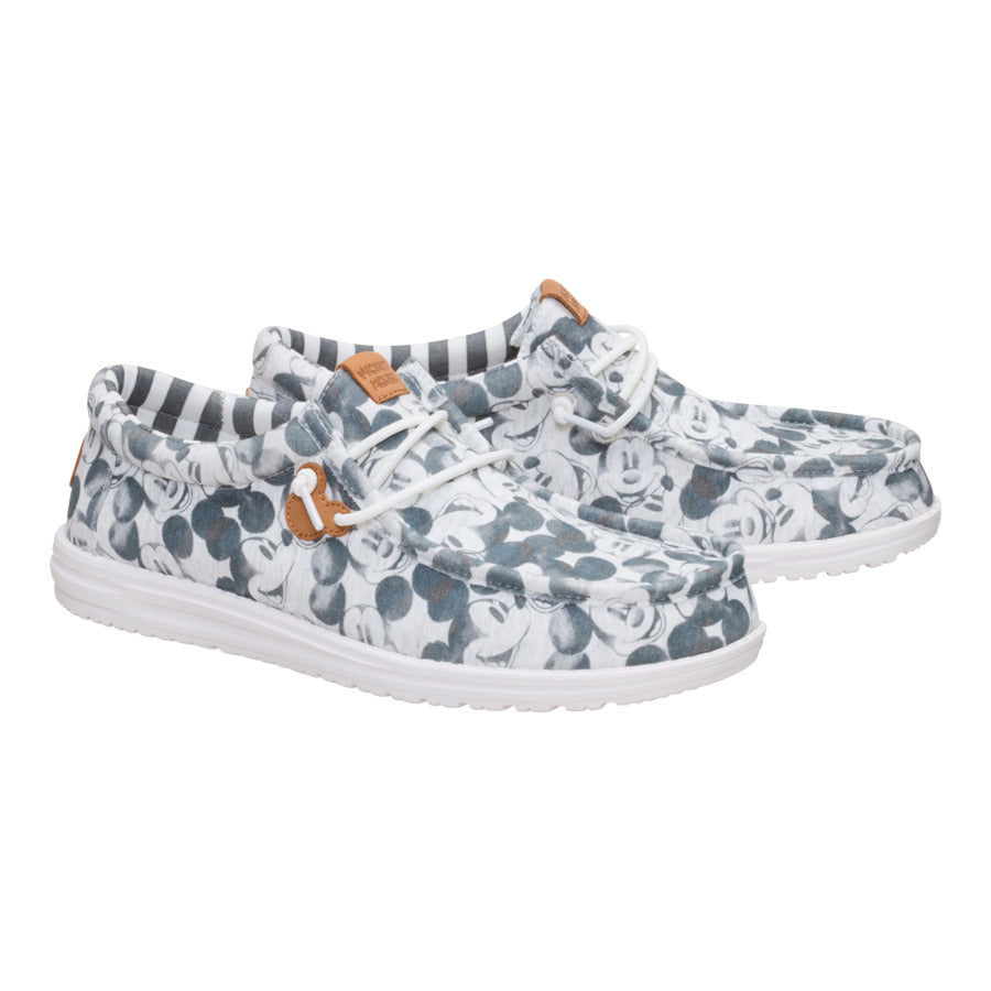 Disney Mickey Mouse Print Wally ÿ Grey/Multi - Image 3