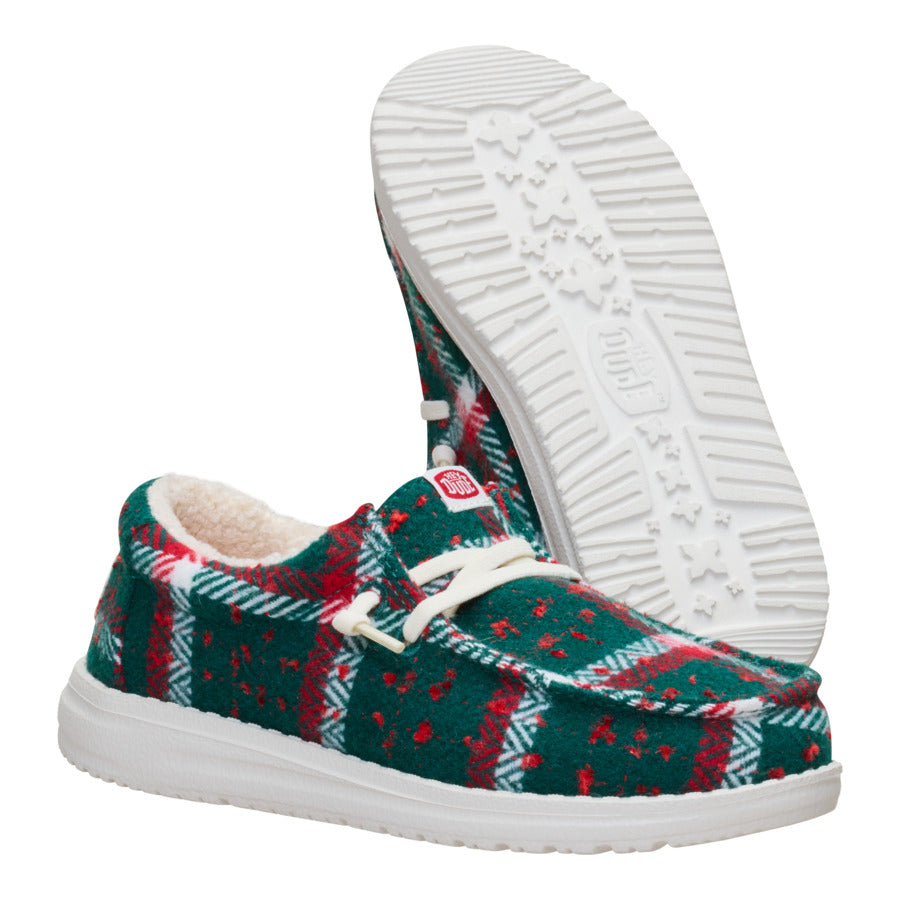 Wally Youth Confetti Plaid Cozy ÿ Red/Green/Multi - Image 3