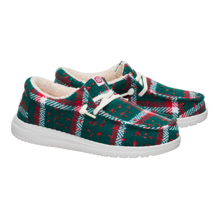 Wally Youth Confetti Plaid Cozy ÿ Red/Green/Multi - Image 2
