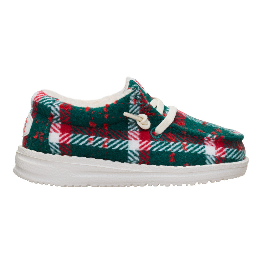 Wally Toddler Confetti Plaid Cozy ÿ Red/Green/Multi - Image 8