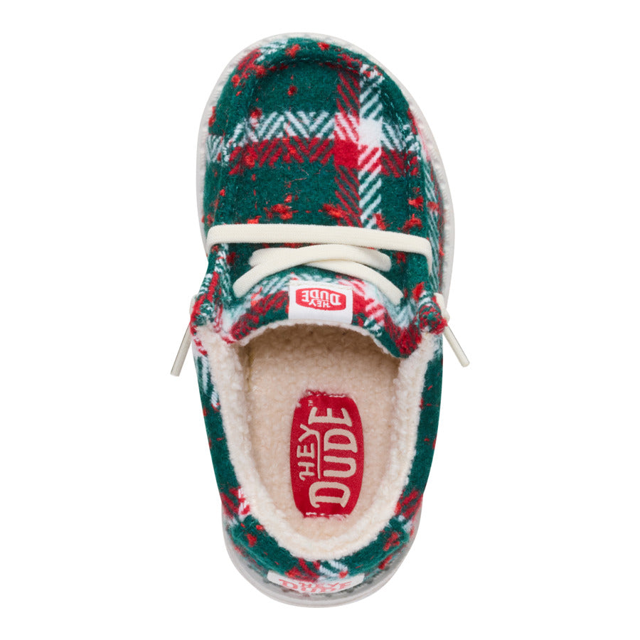 Wally Toddler Confetti Plaid Cozy ÿ Red/Green/Multi - Image 6