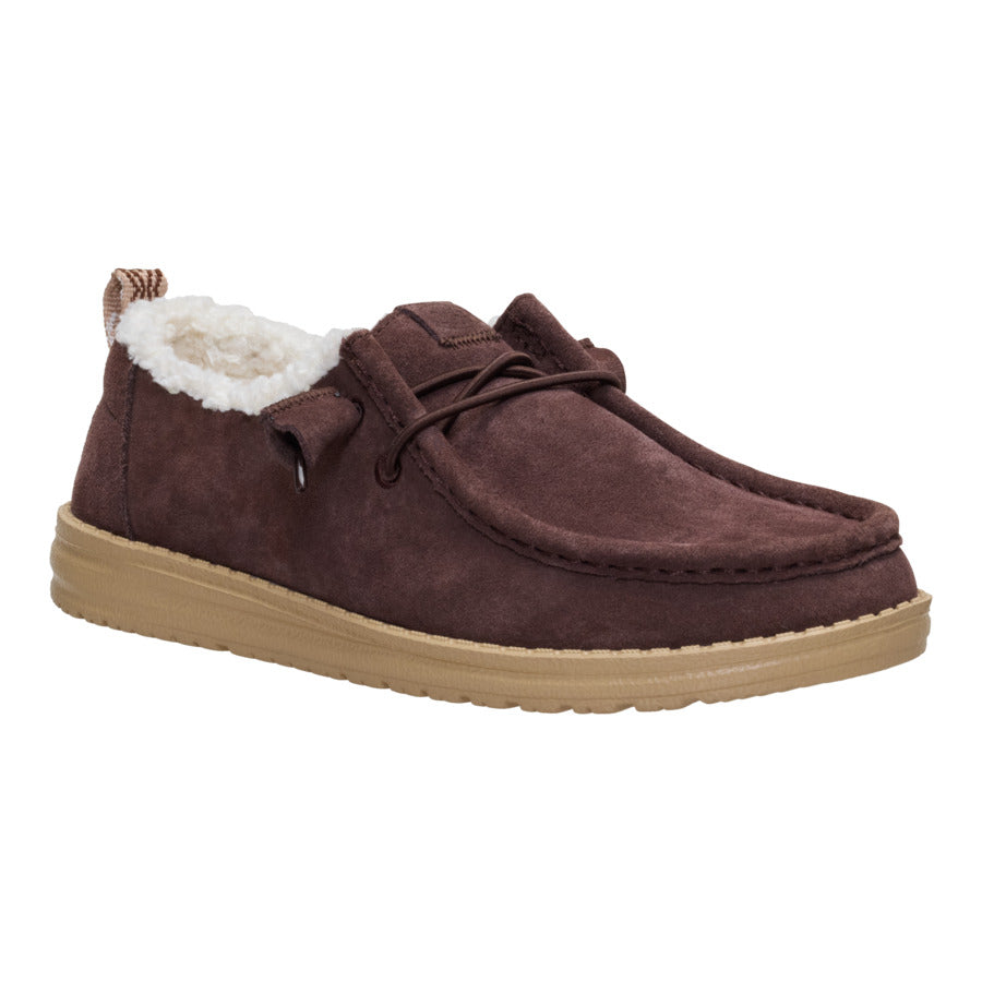 Wendy Suede Shearling ÿ Dark Brown - Image 7