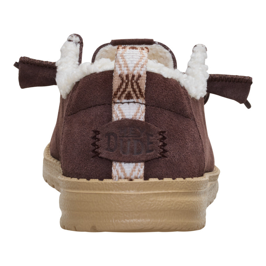 Wendy Suede Shearling ÿ Dark Brown - Image 5