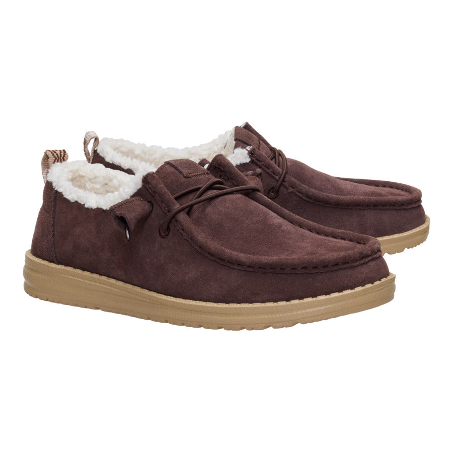 Wendy Suede Shearling ÿ Dark Brown - Image 2