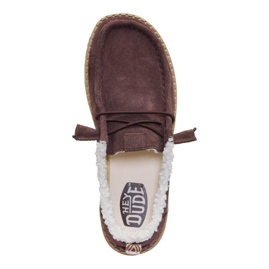 Wendy Suede Shearling ÿ Dark Brown - Image 6
